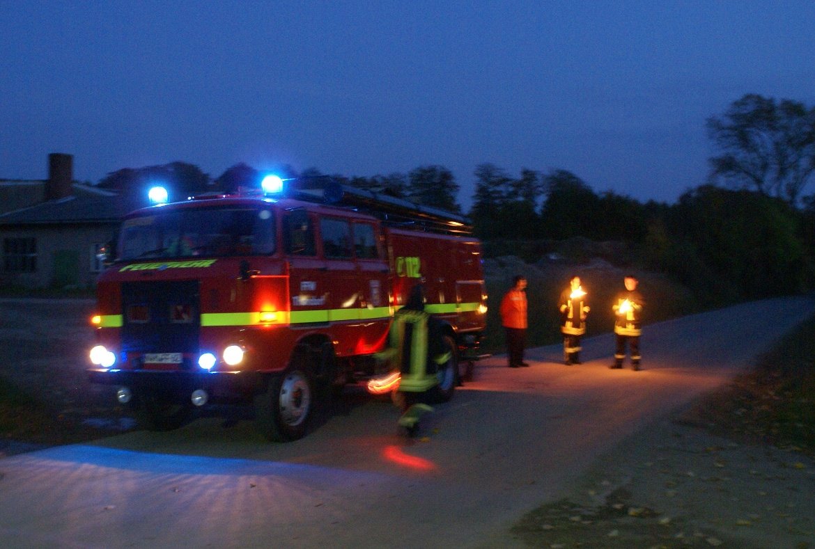 Vorbereitungen am Startplatz