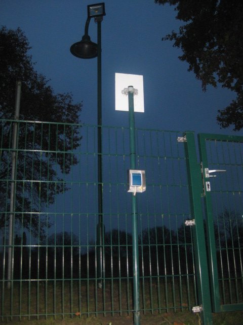 Flutlicht und Schalter