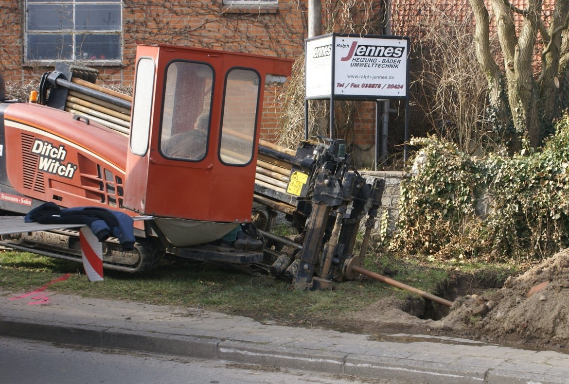 Bohrtechnik im Einsatz